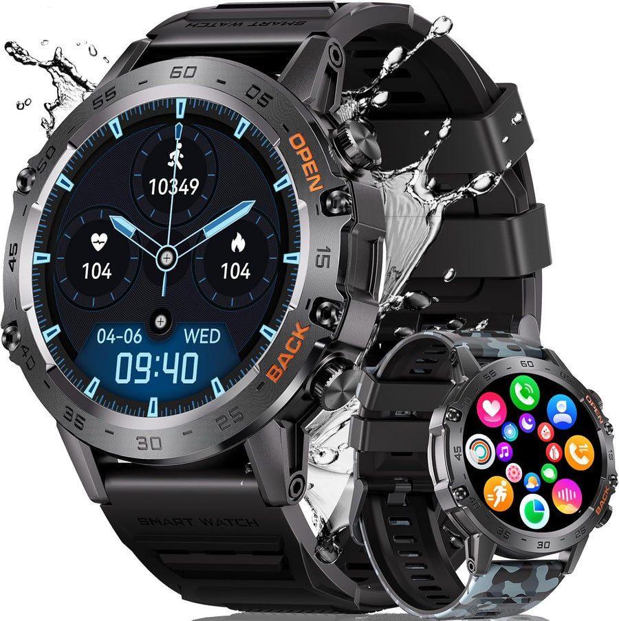 Mens Fitness Smart Watch 106 Sport Modes Green