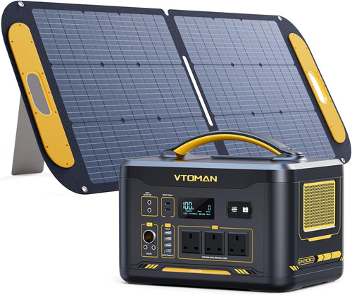 2200W Portable Power Station 1548Wh LiFePO4 Solar Generator Kit