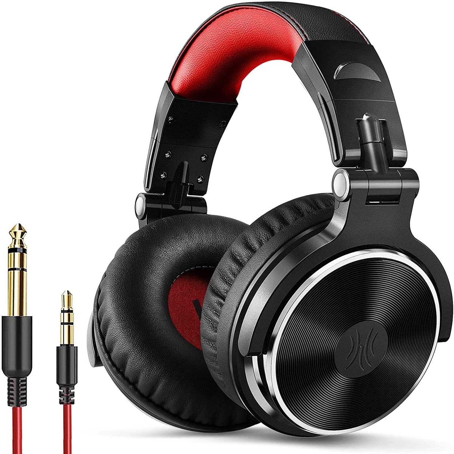 Wired Over Ear Studio Headphones 50mm Drivers Bass Boost DJ Monitor