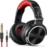 Wired Over Ear Studio Headphones 50mm Drivers Bass Boost DJ Monitor