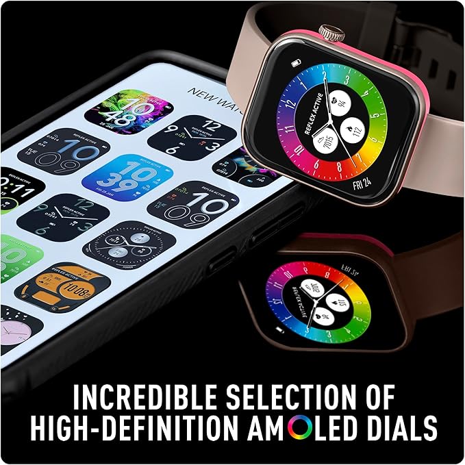 AMOLED Calling Smart Watch 1.85 Mink Strap