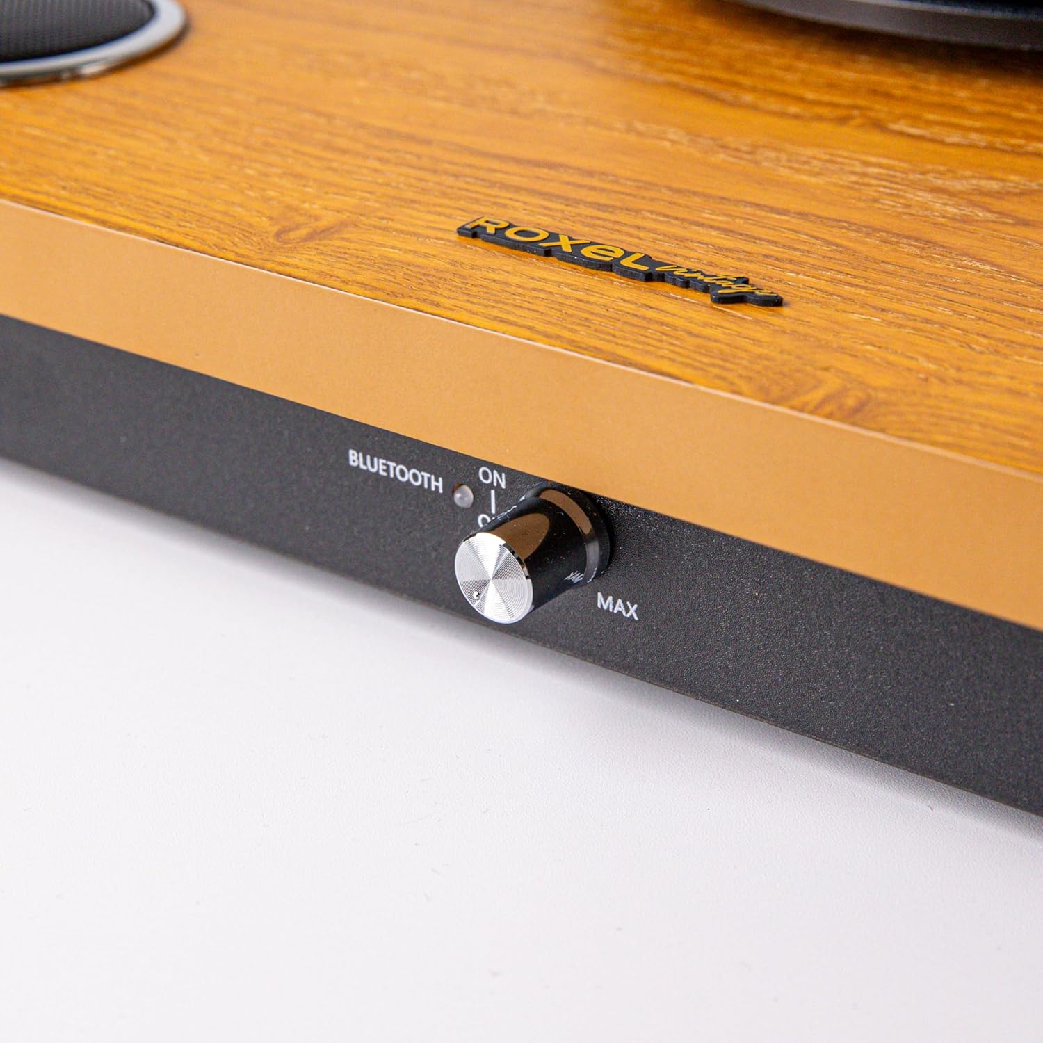 3-Speed Vinyl Turntable with Built-In Speakers, Bluetooth & USB Output