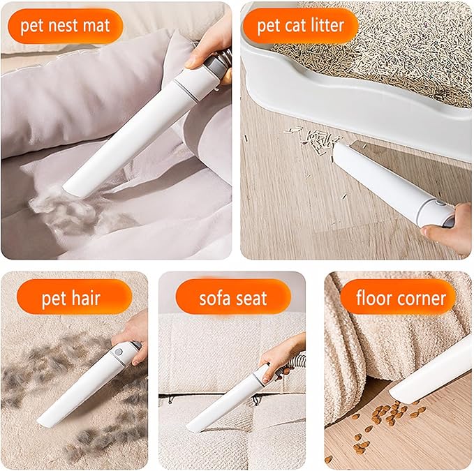 Pet Grooming Vacuum Kit 5 Tools Dog Cat Hair Remover
