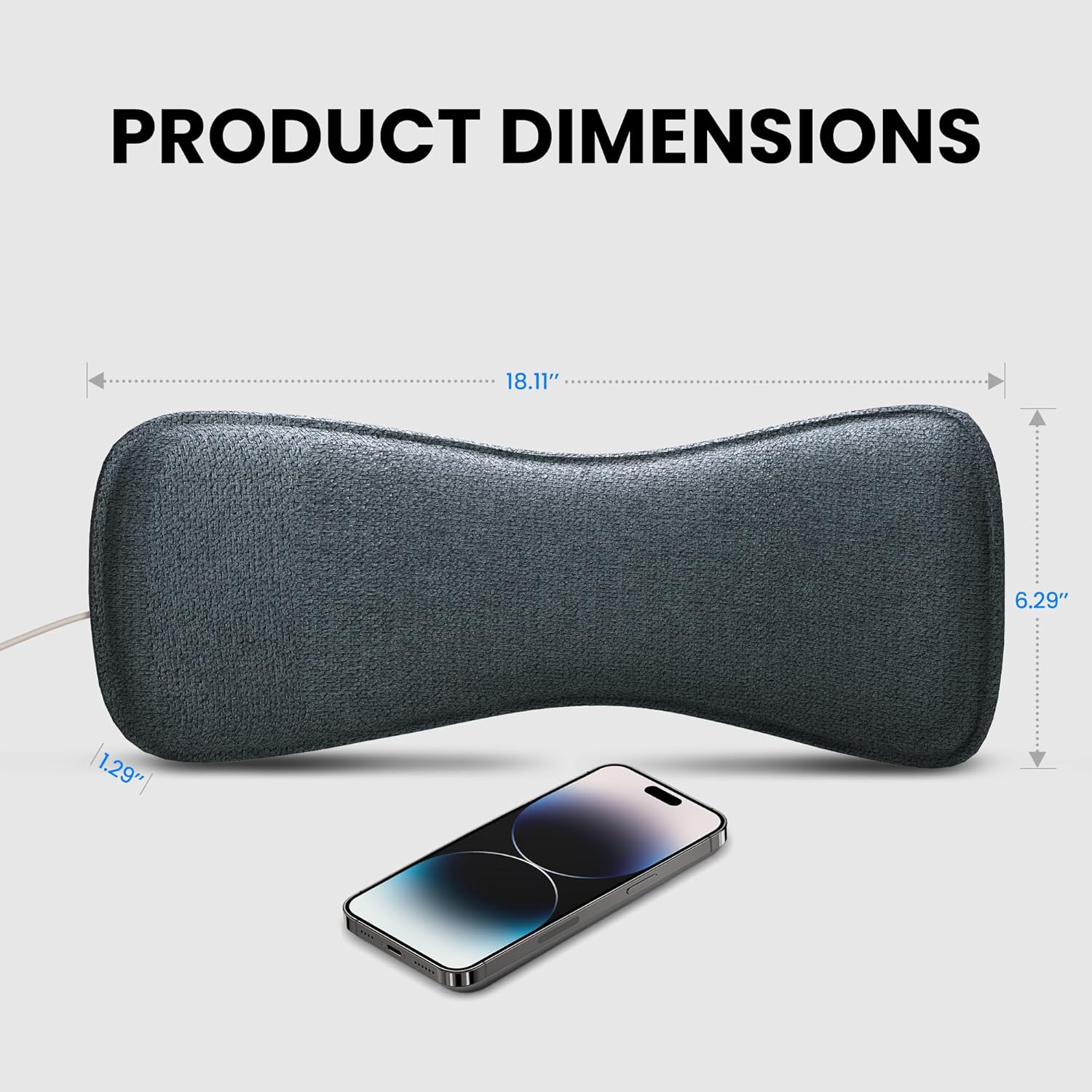 Bluetooth Pillow Speaker Sleep Audio White Noise Remote
