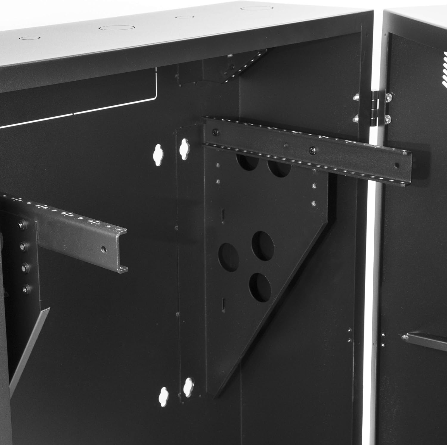 8U Vertical Wall Mount Server Rack Cabinet 19 Inch Locking