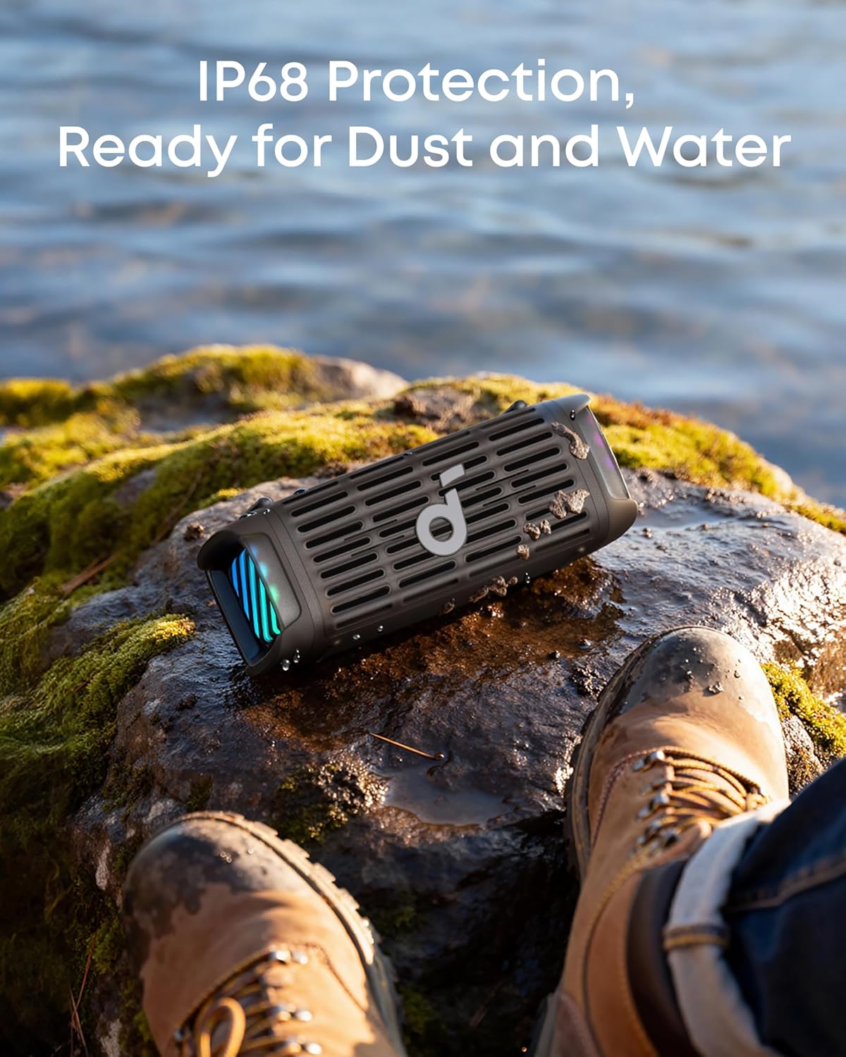 50W Outdoor Bluetooth Speaker IP68 Waterproof Floating Bass