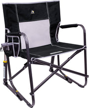XL Folding Rocking Camping Chair 181KG Black