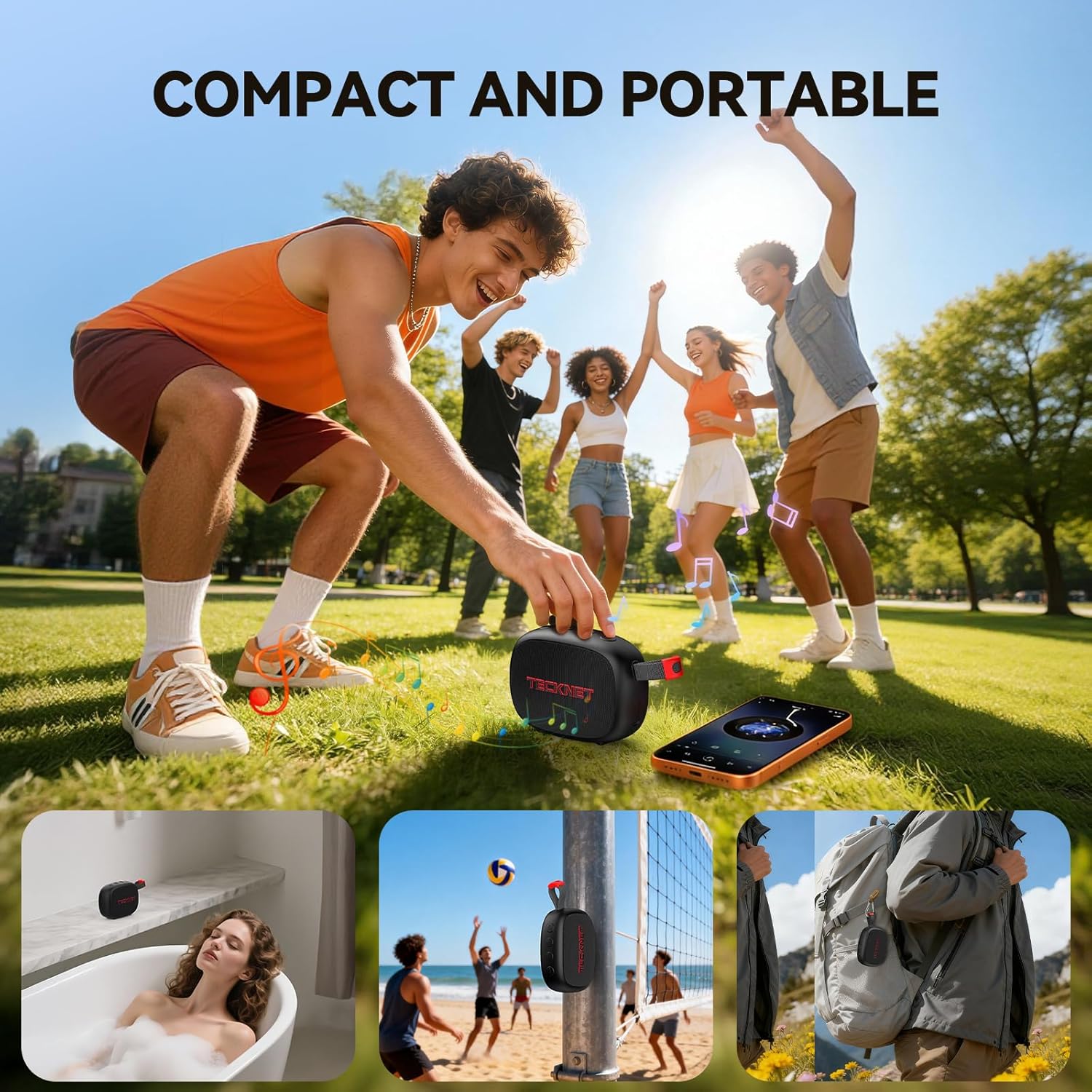 Bluetooth Speaker 30W Waterproof IP67 30H Playtime TWS Bass