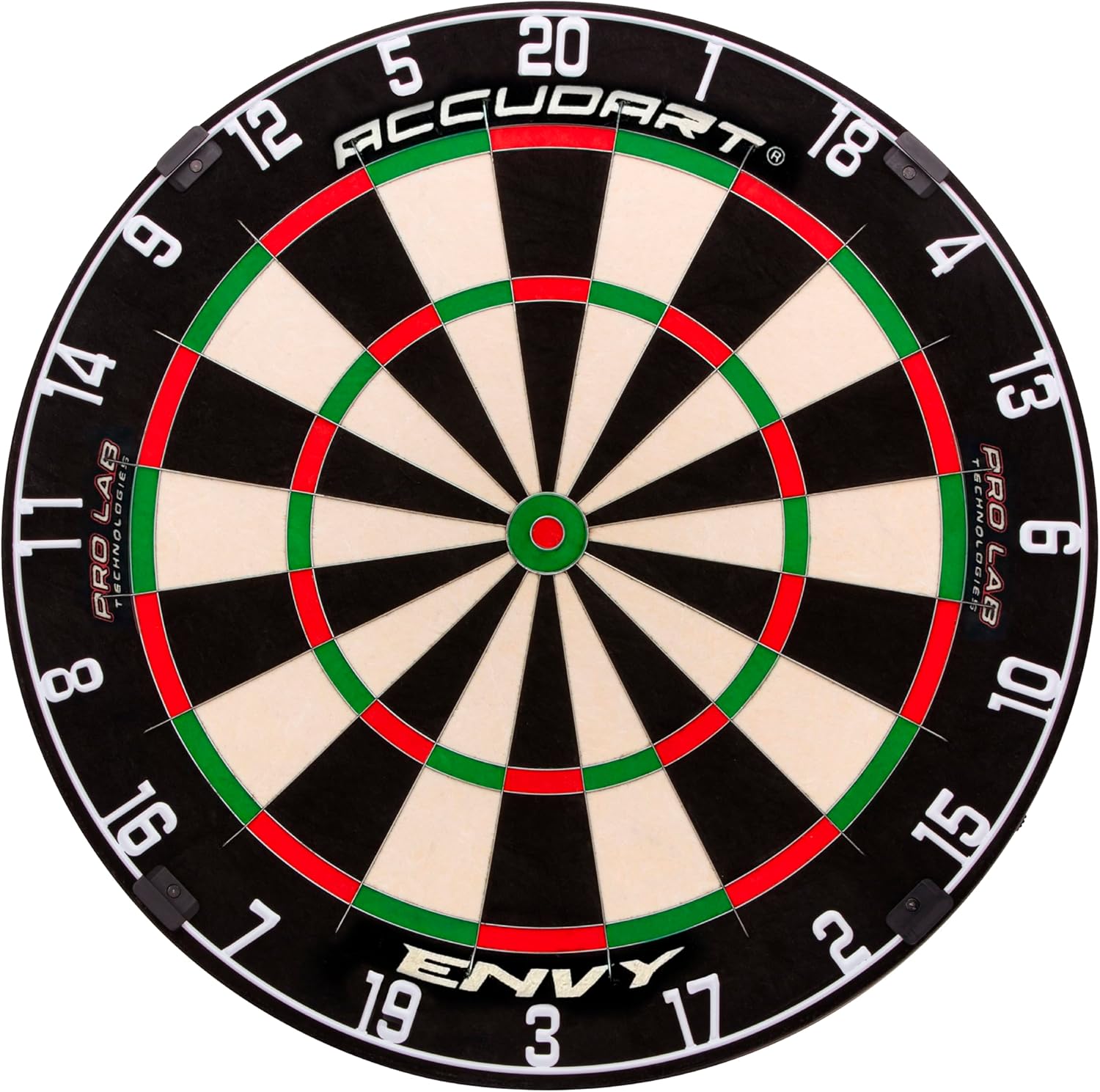 Professional Sisal Dartboard 18in Razor Thin Wire Rotating Ring