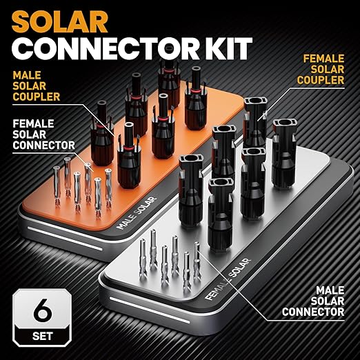 Solar Connector Tool Kit MC4 Crimping Pliers PV Adapter Set