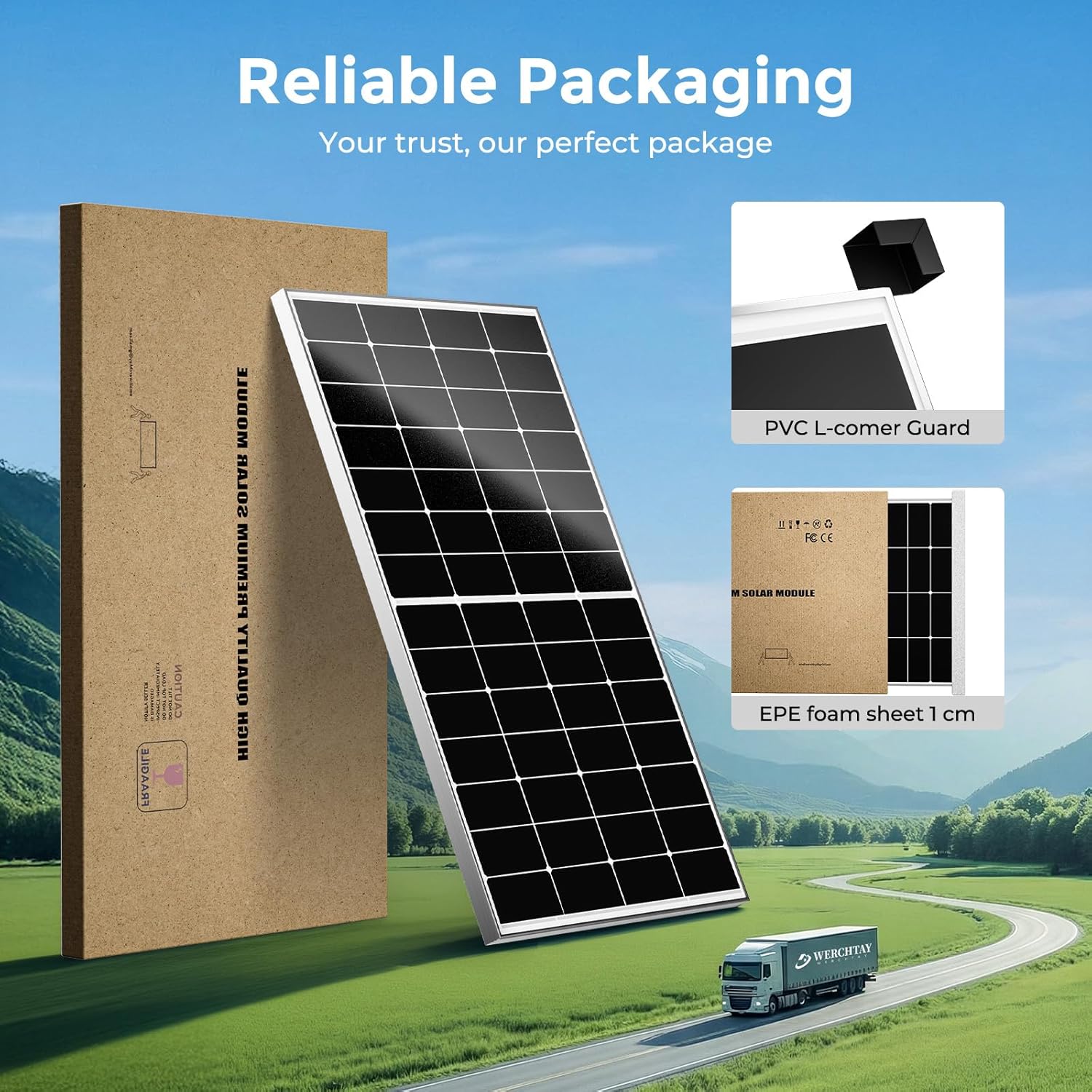600W Solar Panel Kit 12V 25 Efficiency RV Off Grid