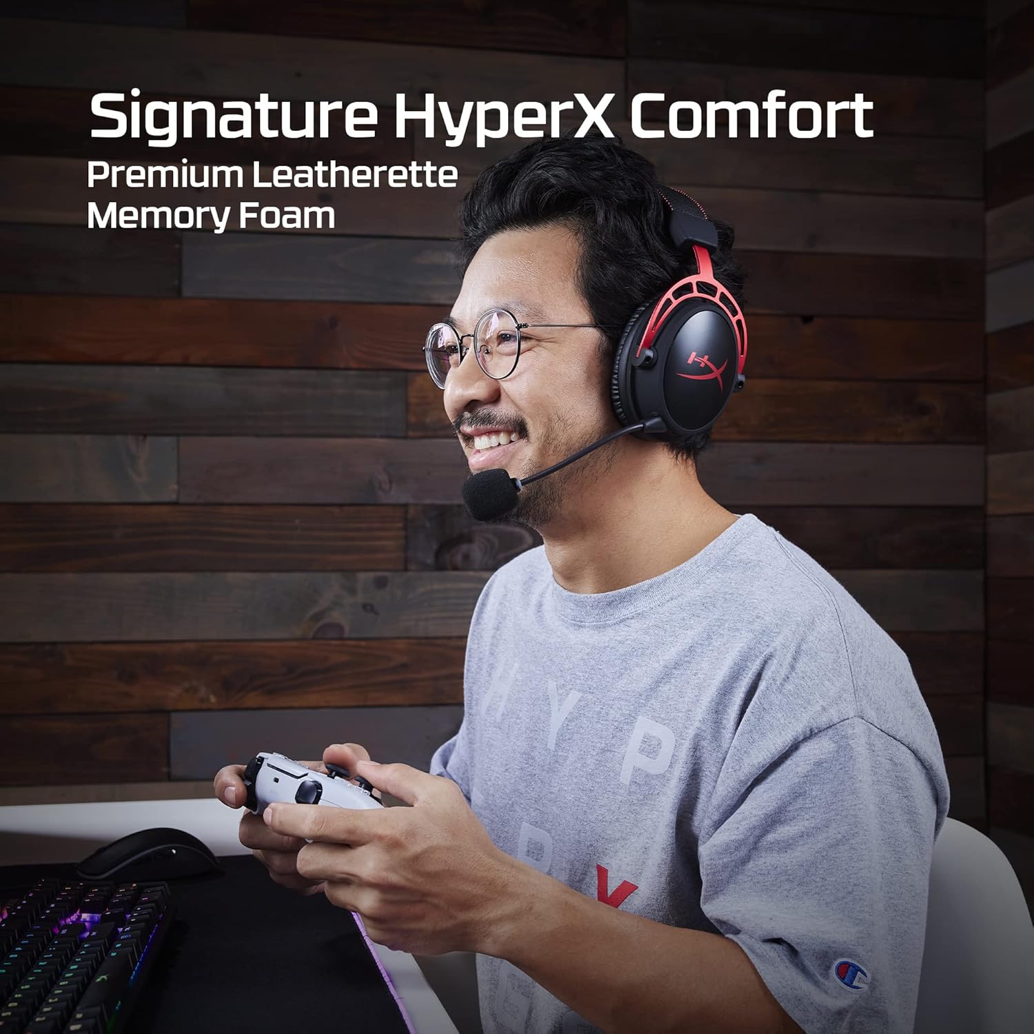 Wireless Gaming Headset 300H Battery Spatial Audio Mic
