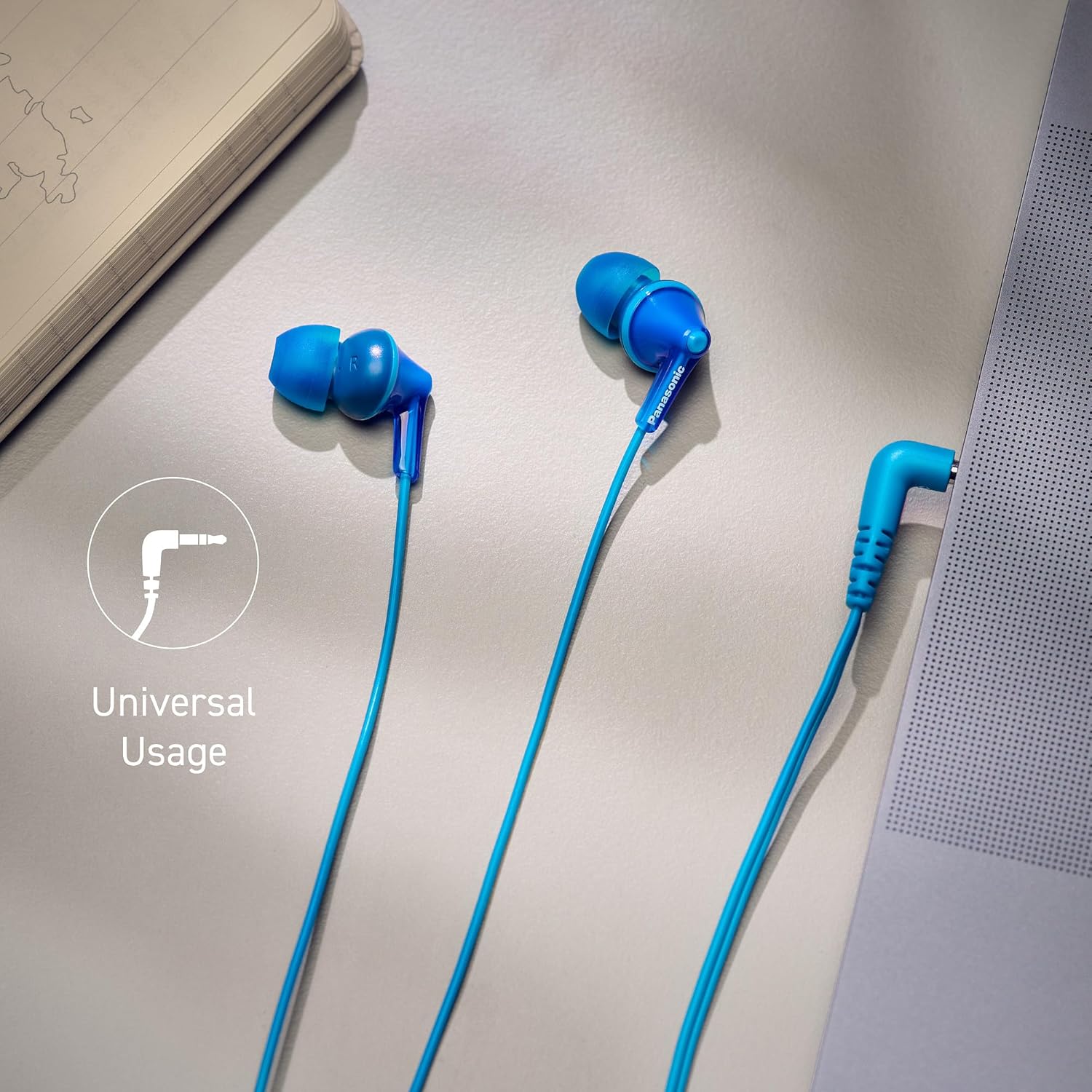 Wired In Ear Earbuds 3.5mm Stereo Headphones Bass Noise Isolating
