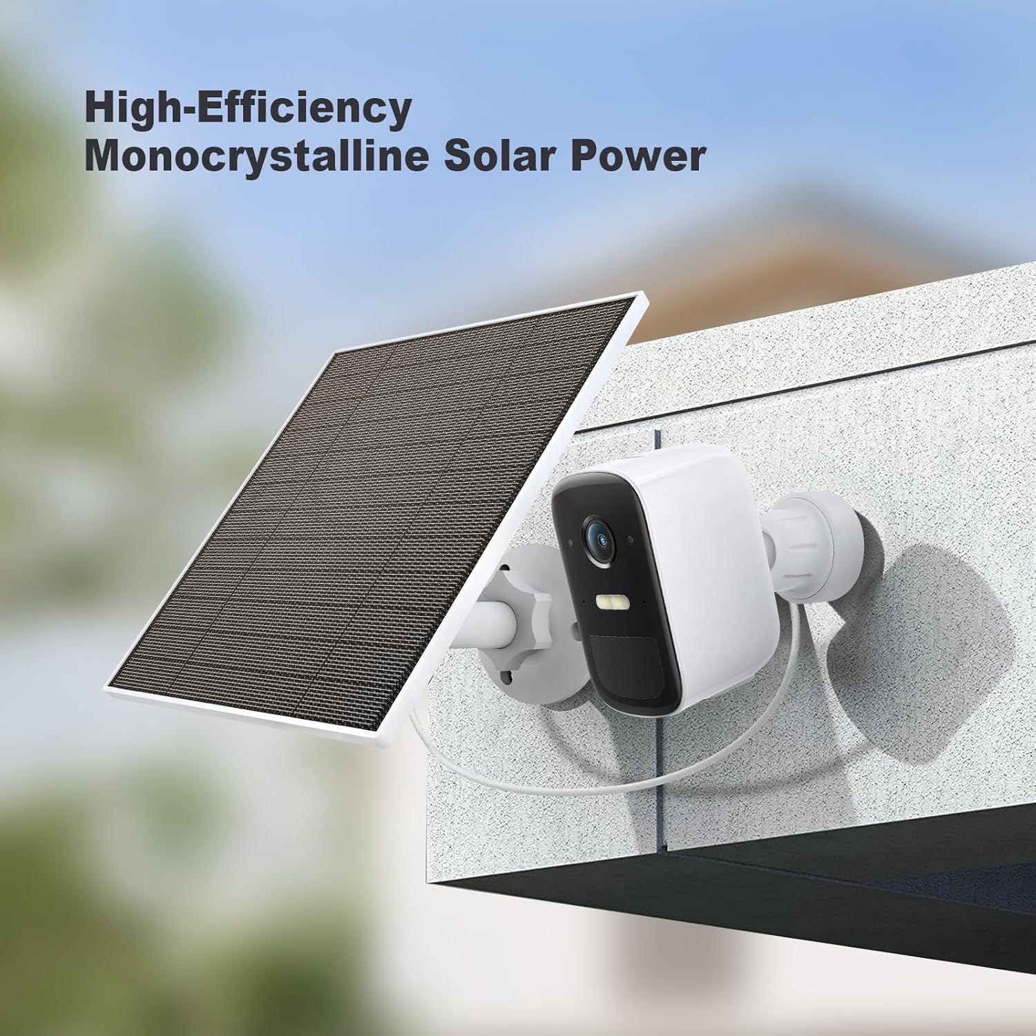 5W Solar Panel Eufy Camera Charger USB C 2 Pack