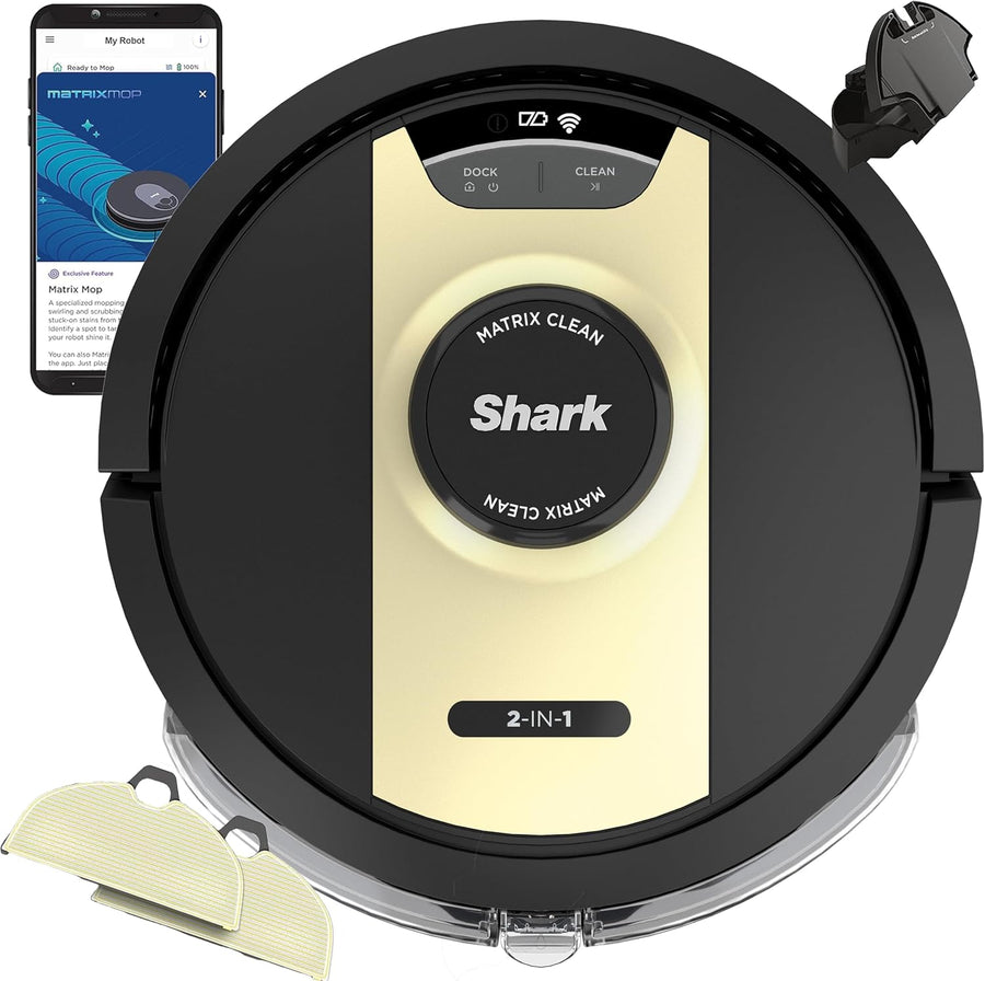 Robot Vacuum Mop Smart Mapping Sonic Scrub Pet Hair Alexa WiFi
