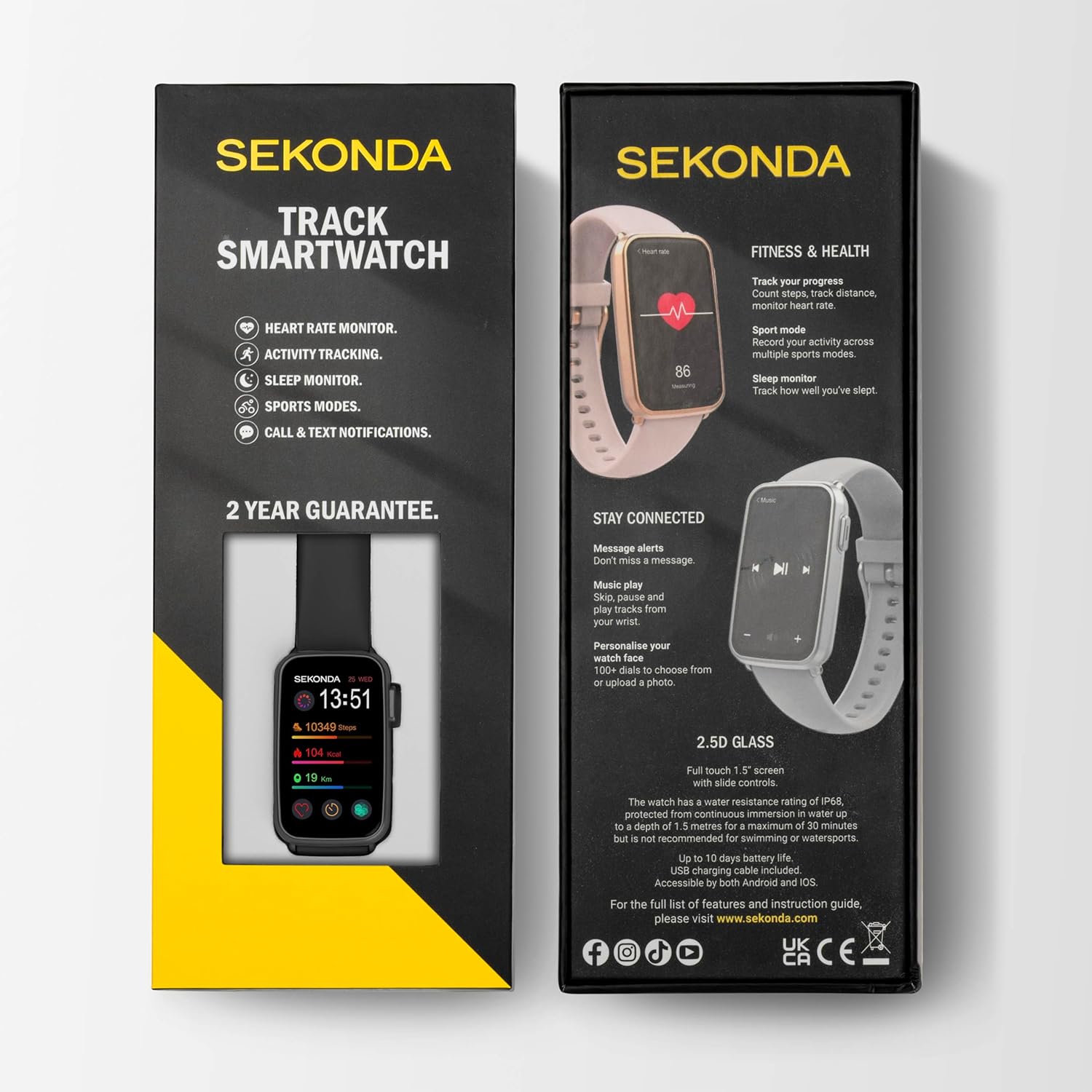 Smart Fitness Watch 1.47 Touch Screen IP68 Tracker