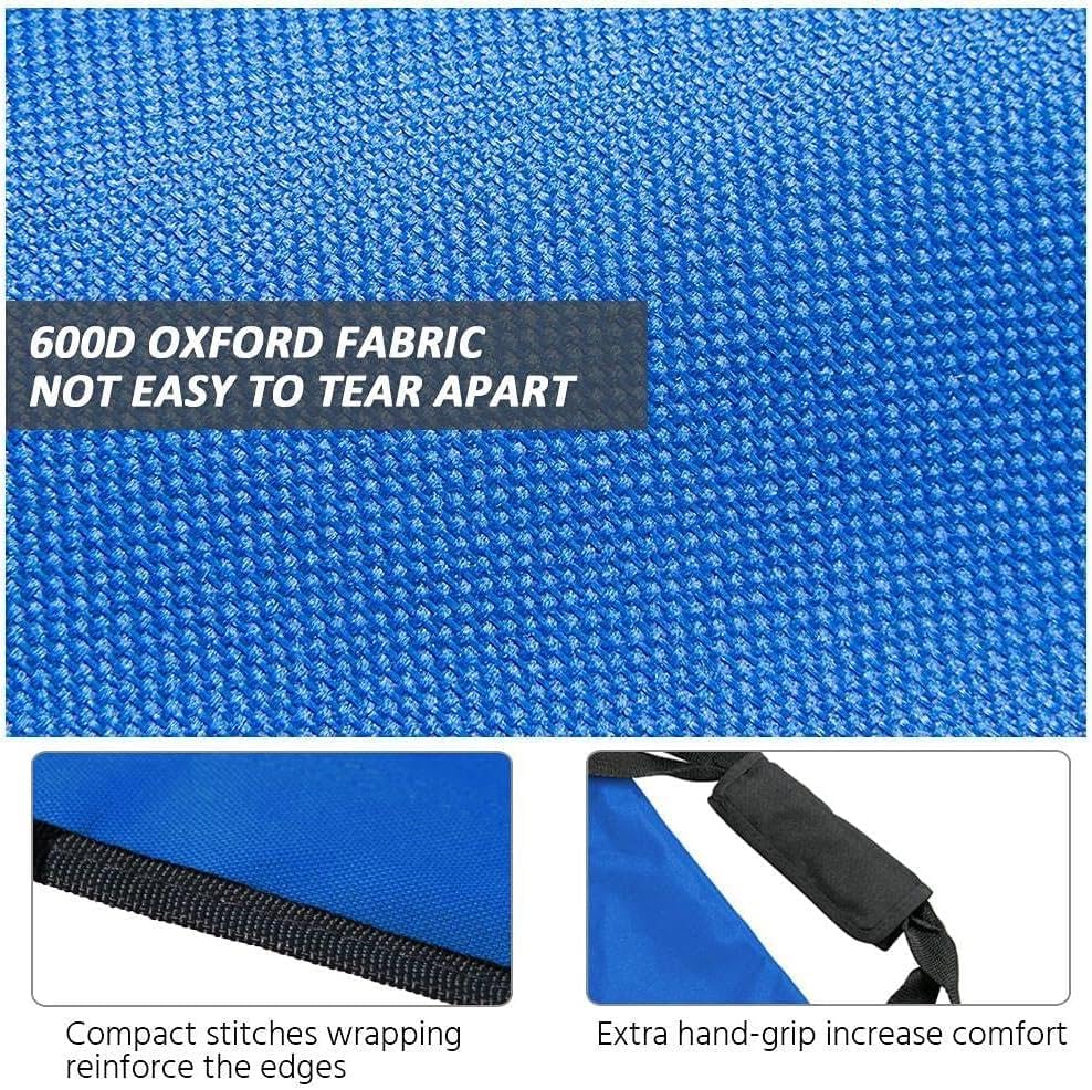 6 Seat Folding Sport Bench Portable Camping Chair Blue