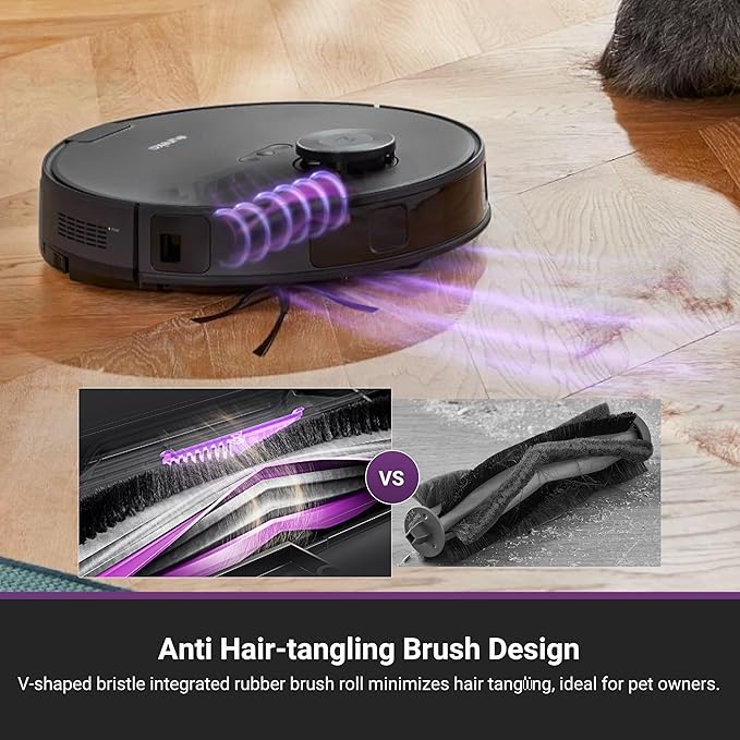 Robot Vacuum Mop Self Empty 10000Pa LiDAR Mapping Auto Clean