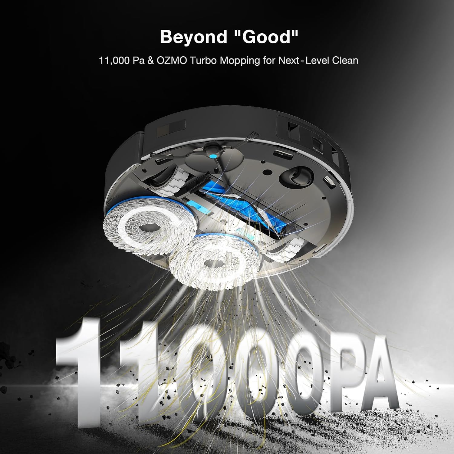 Robot Vacuum Mop Self Empty 11000Pa LiDAR Hot Wash Smart Clean