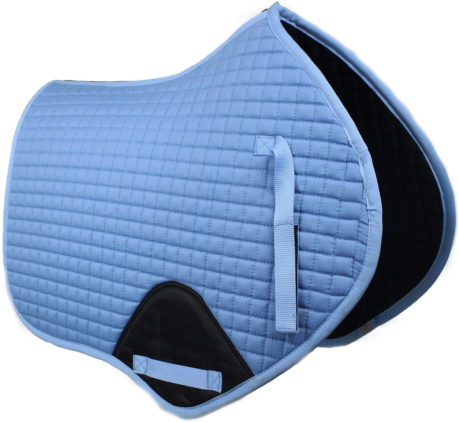 Quilted Close Contact Jump Saddle Pad with Vented Spine