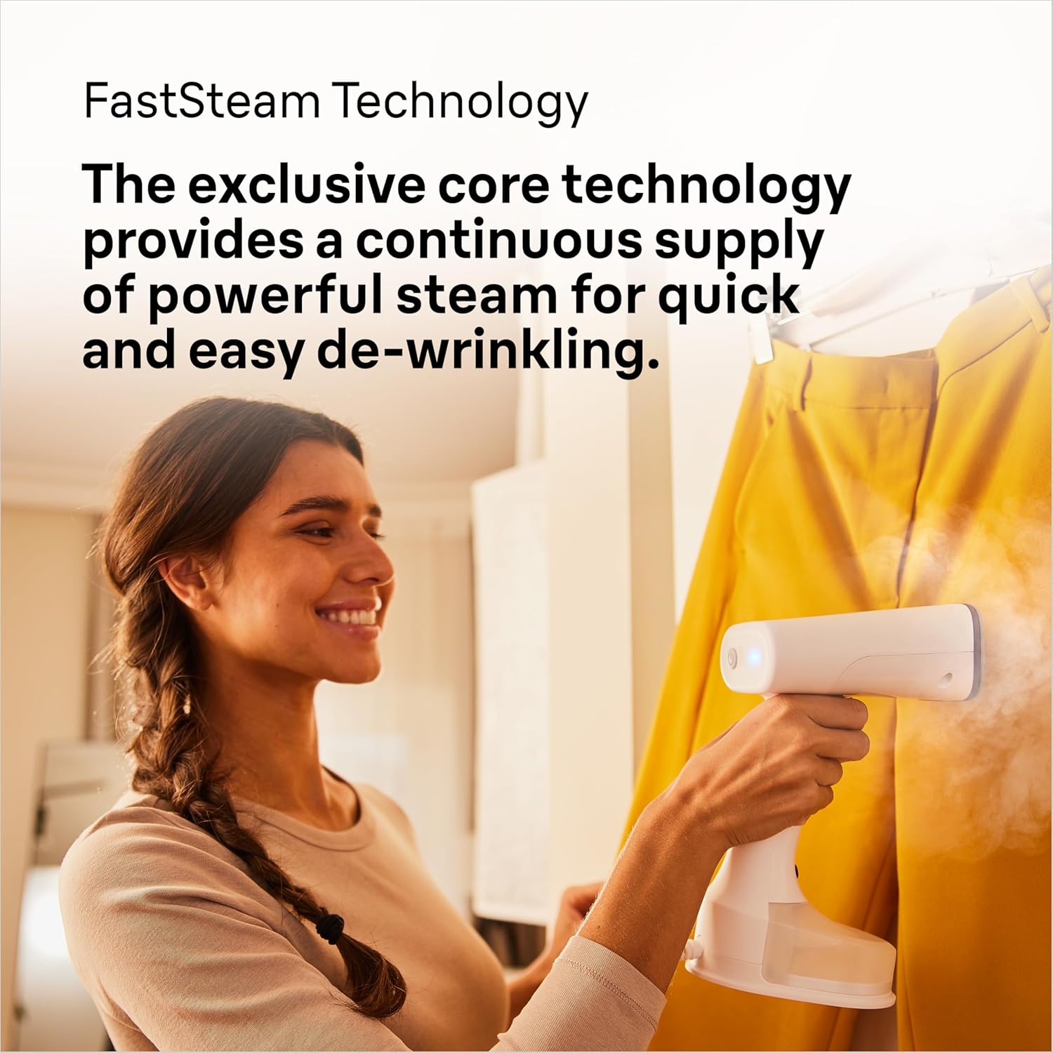 Handheld Garment Steamer 1200W 25g Steam Fast Heat Vertical