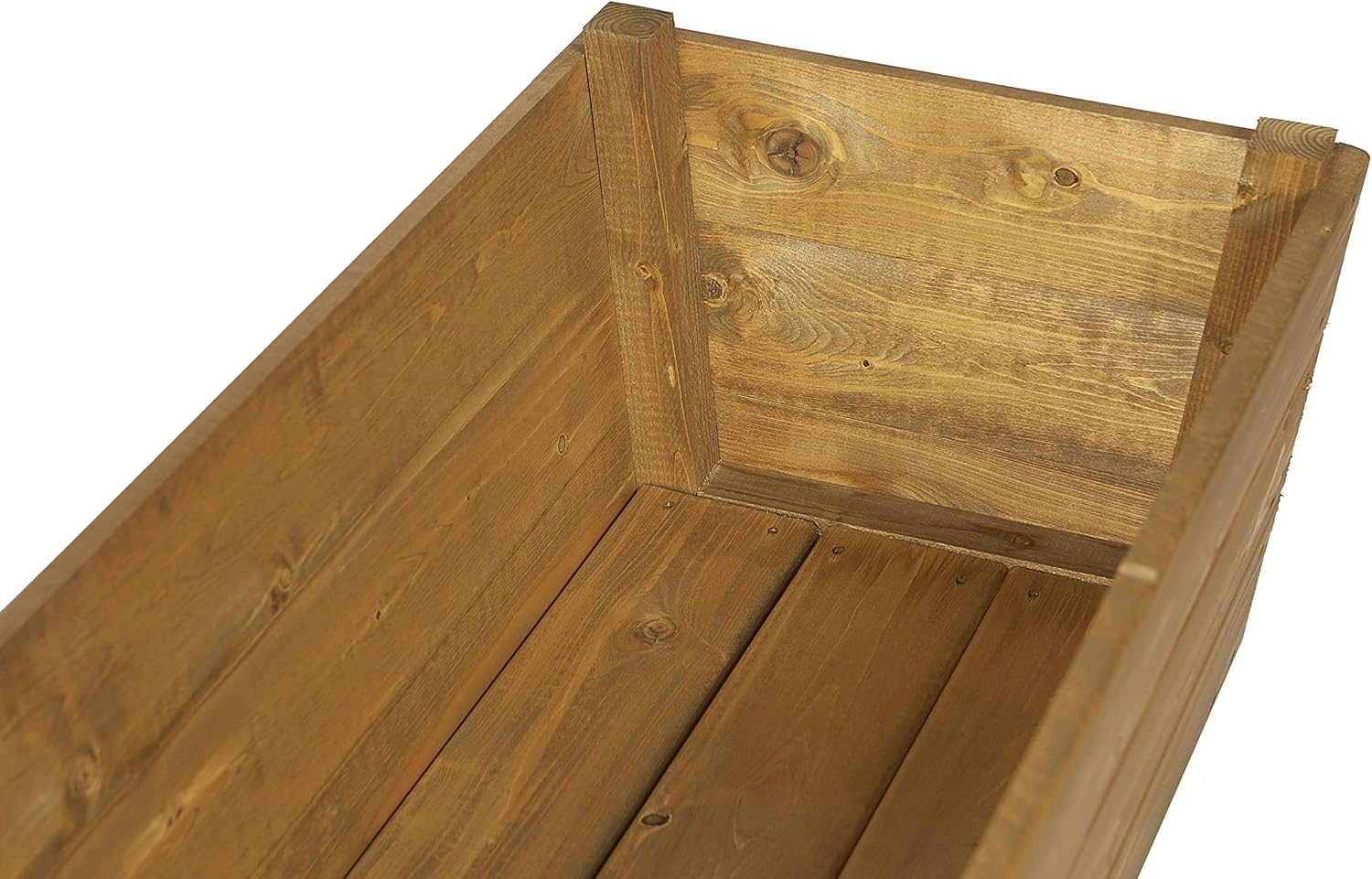 Heavy Duty Large Wooden Trough Planter 102cm Outdoor
