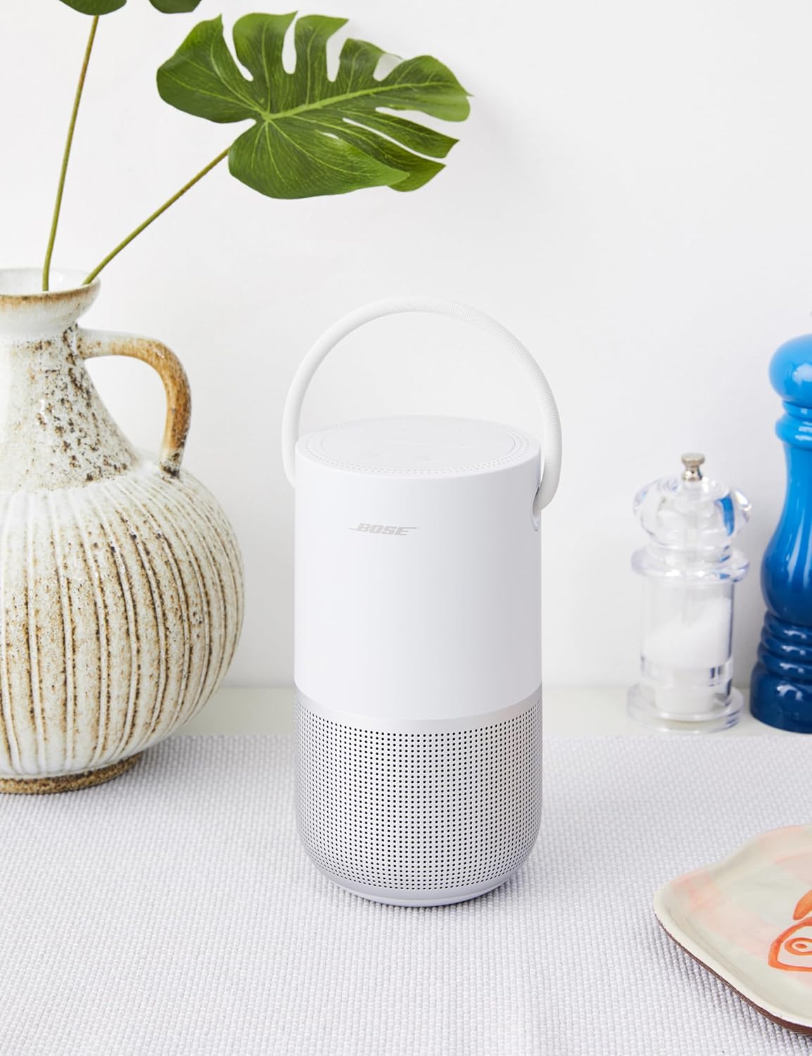 Portable Smart Speaker 360 Sound Voice Control Bluetooth WiFi