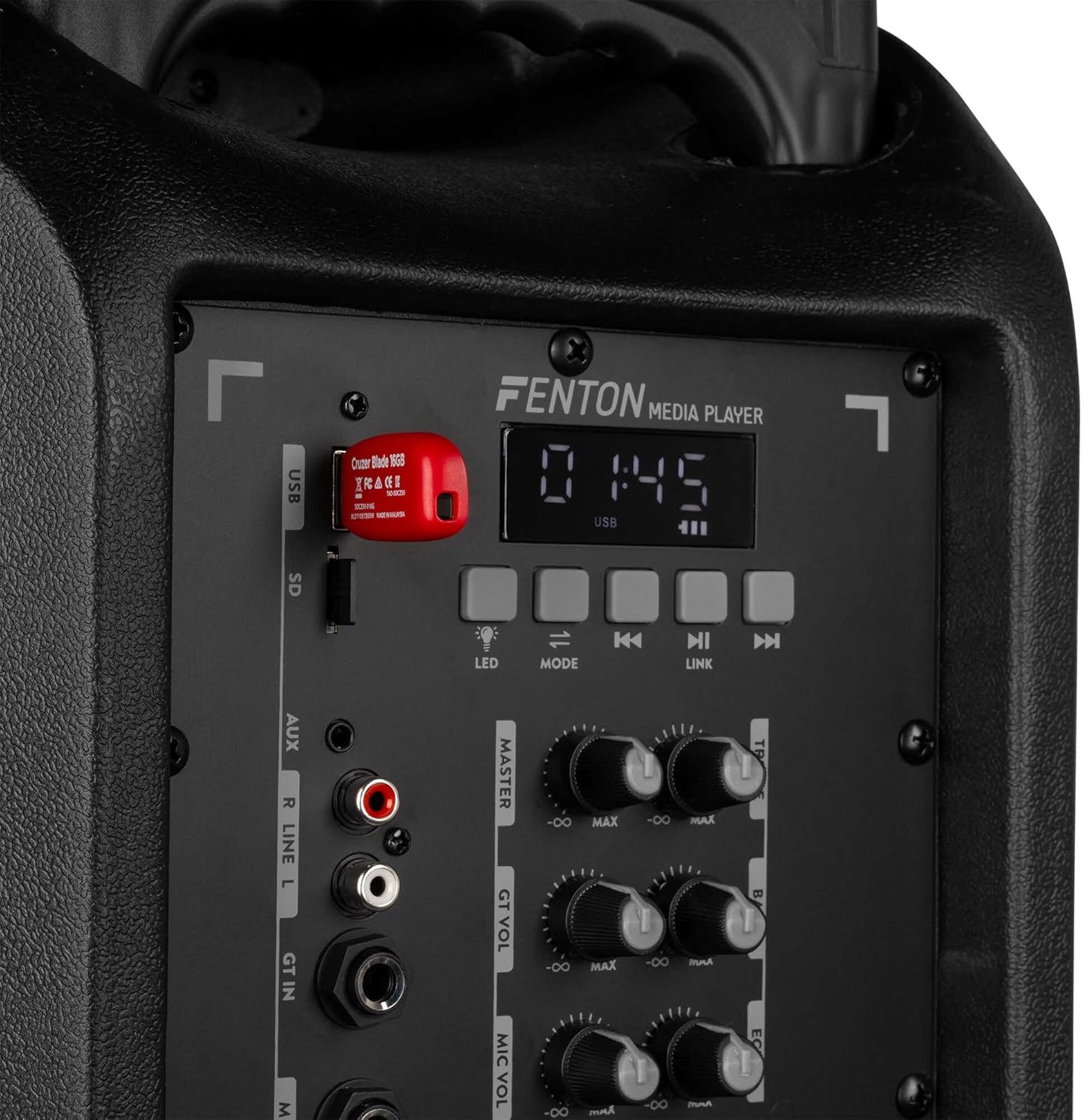 Portable PA Speaker 800W 15 Inch Bluetooth Karaoke Mic