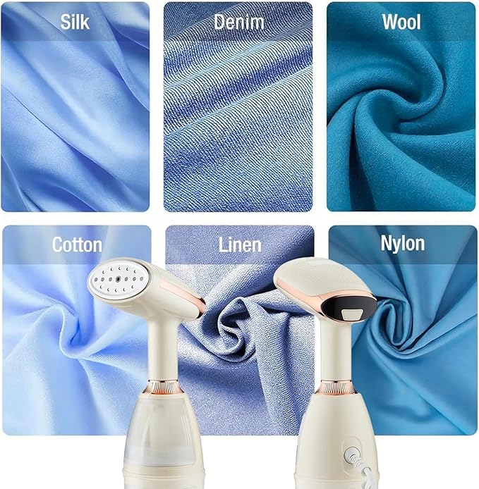 Handheld Garment Steamer Portable Compact Travel Wrinkle Remover