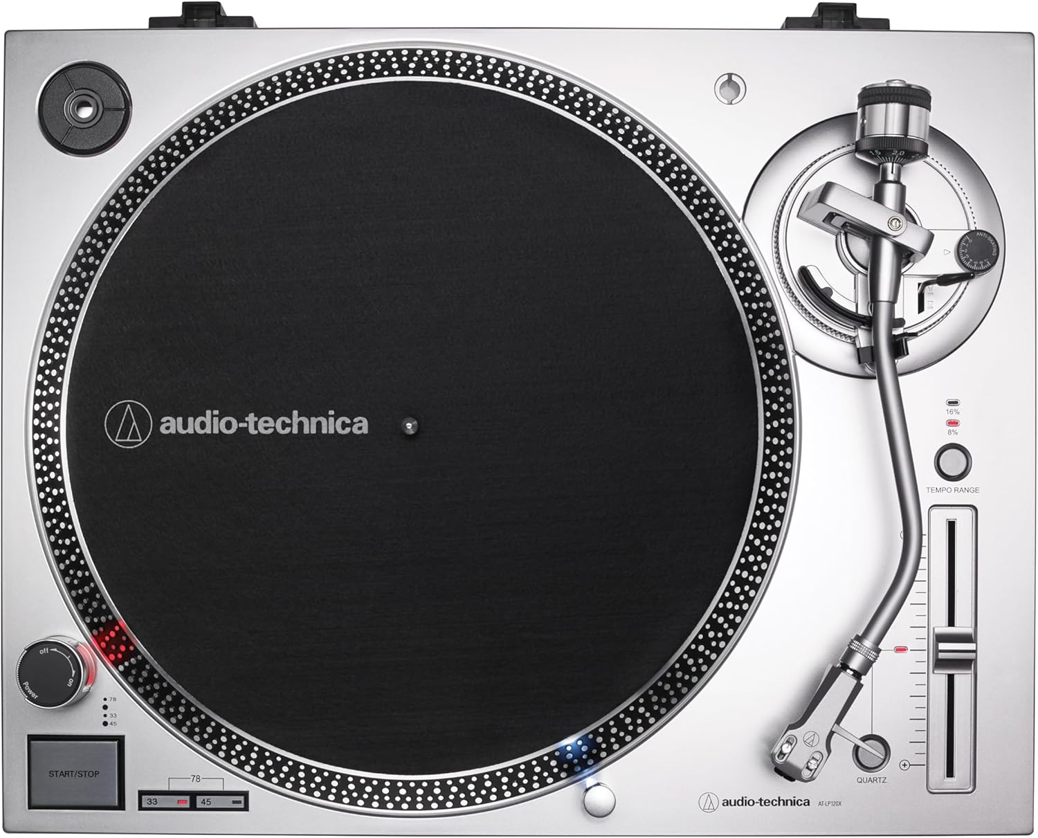 Direct Drive USB Turntable with Built In Preamp Black
