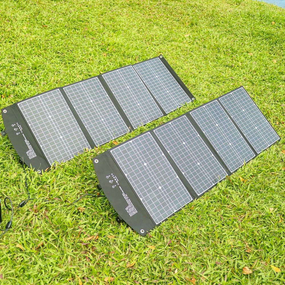 120W Foldable Solar Charger PD45W XT60 Anderson Travel