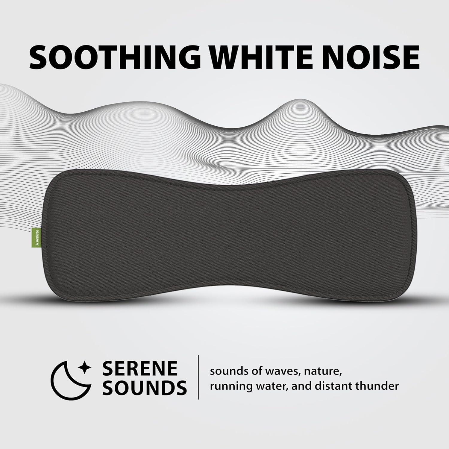 Pillow Speaker Bluetooth Sleep Headphones White Noise AUX Timer