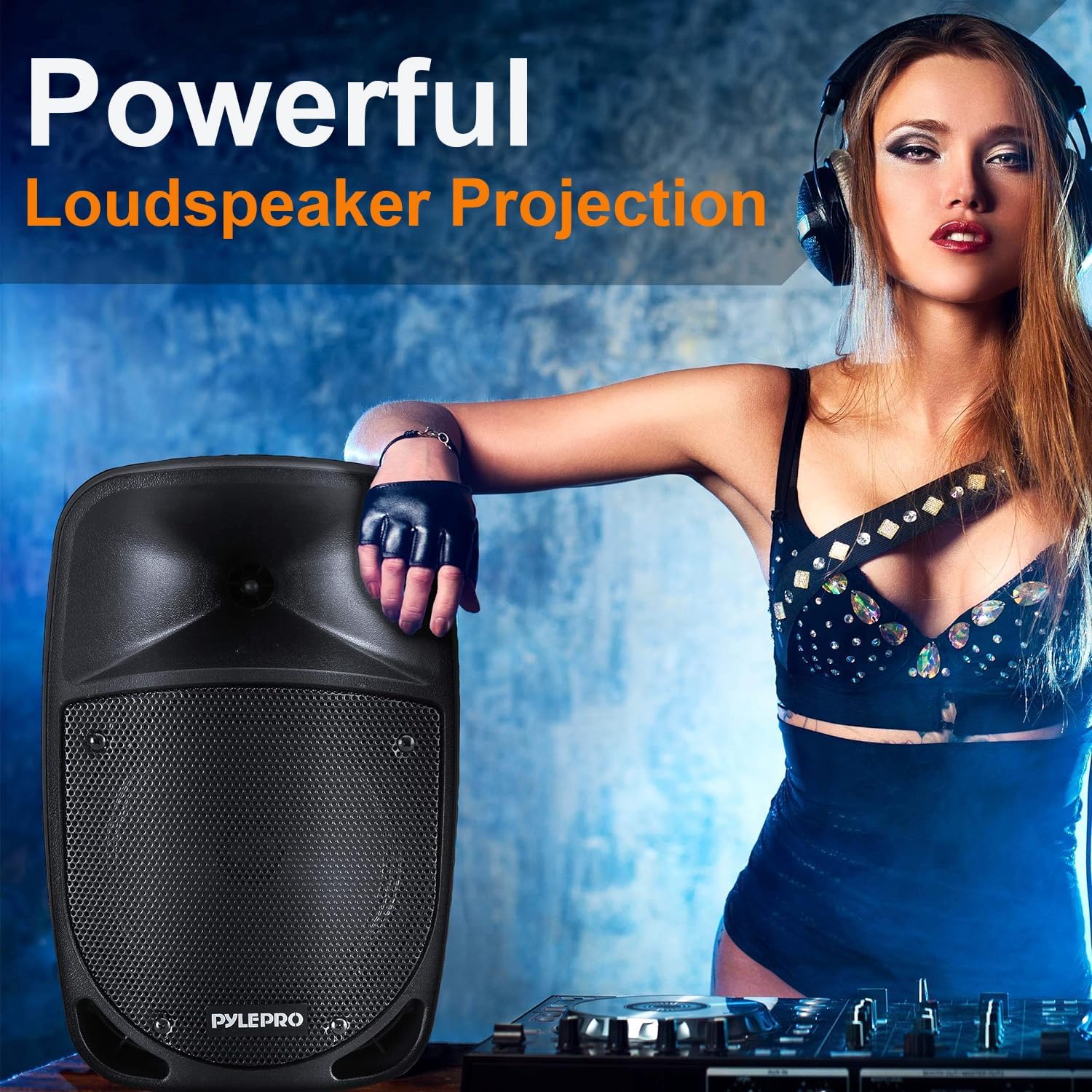 Portable PA Speaker 800W Bluetooth Wireless Mic Party System