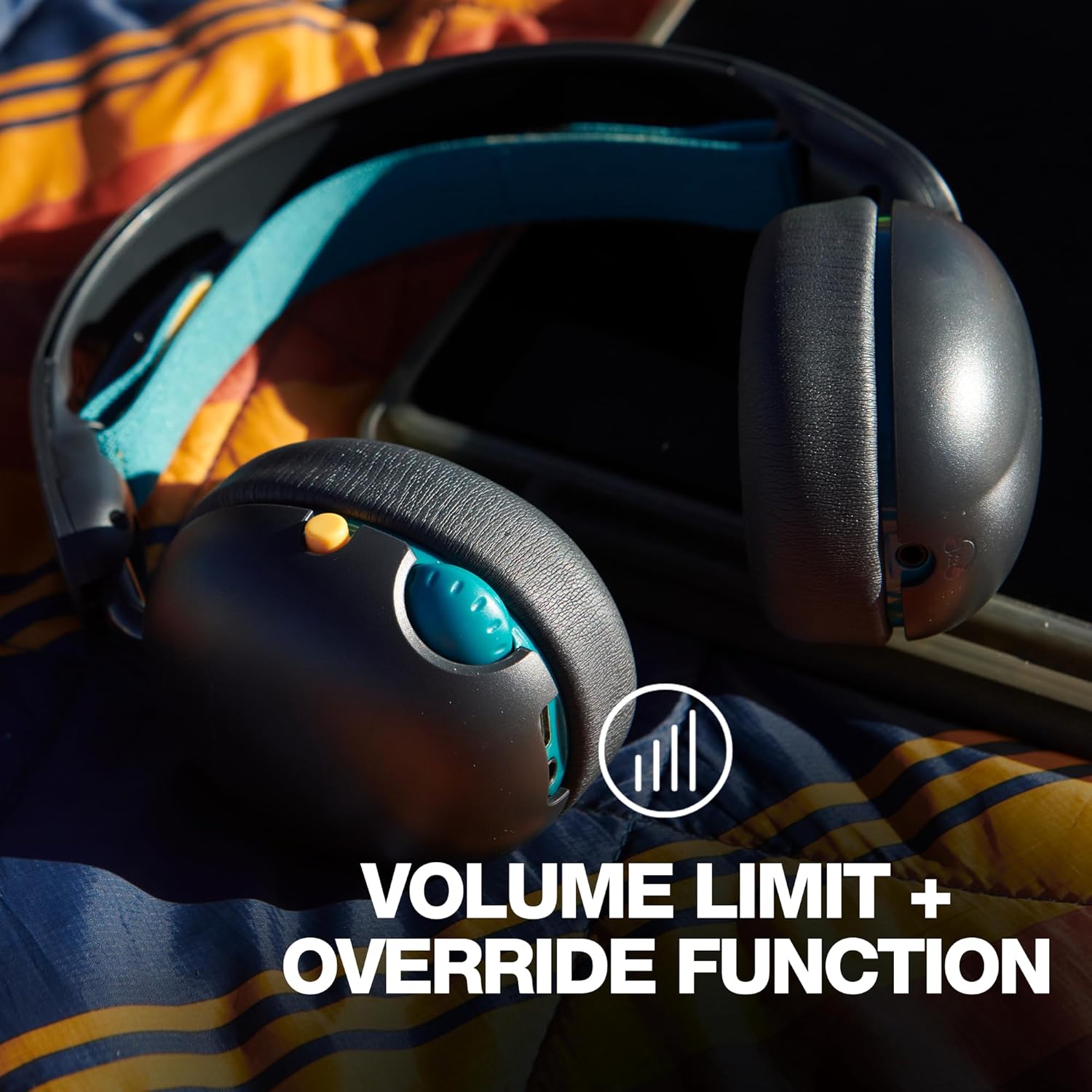 Kids Wireless Headphones 45H Battery Volume Limit Mic