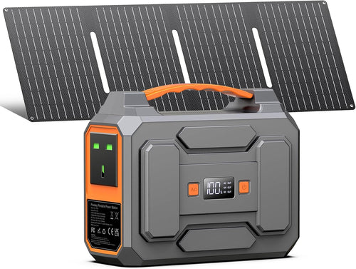 100W Portable Power Station With 40W Solar Panel 99Wh