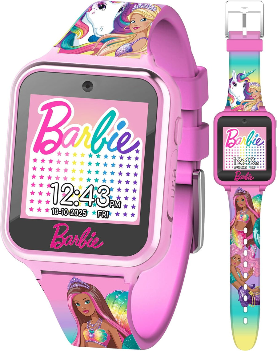 Kids Pink Smart Watch Camera Games Unicorn Mermaid