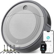Robot Vacuum 4500Pa Slim 7.9cm Pet Hair Smart Cleaner