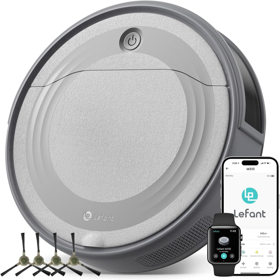 Robot Vacuum 4500Pa Slim WiFi App Alexa Pet Hair Hard Floor