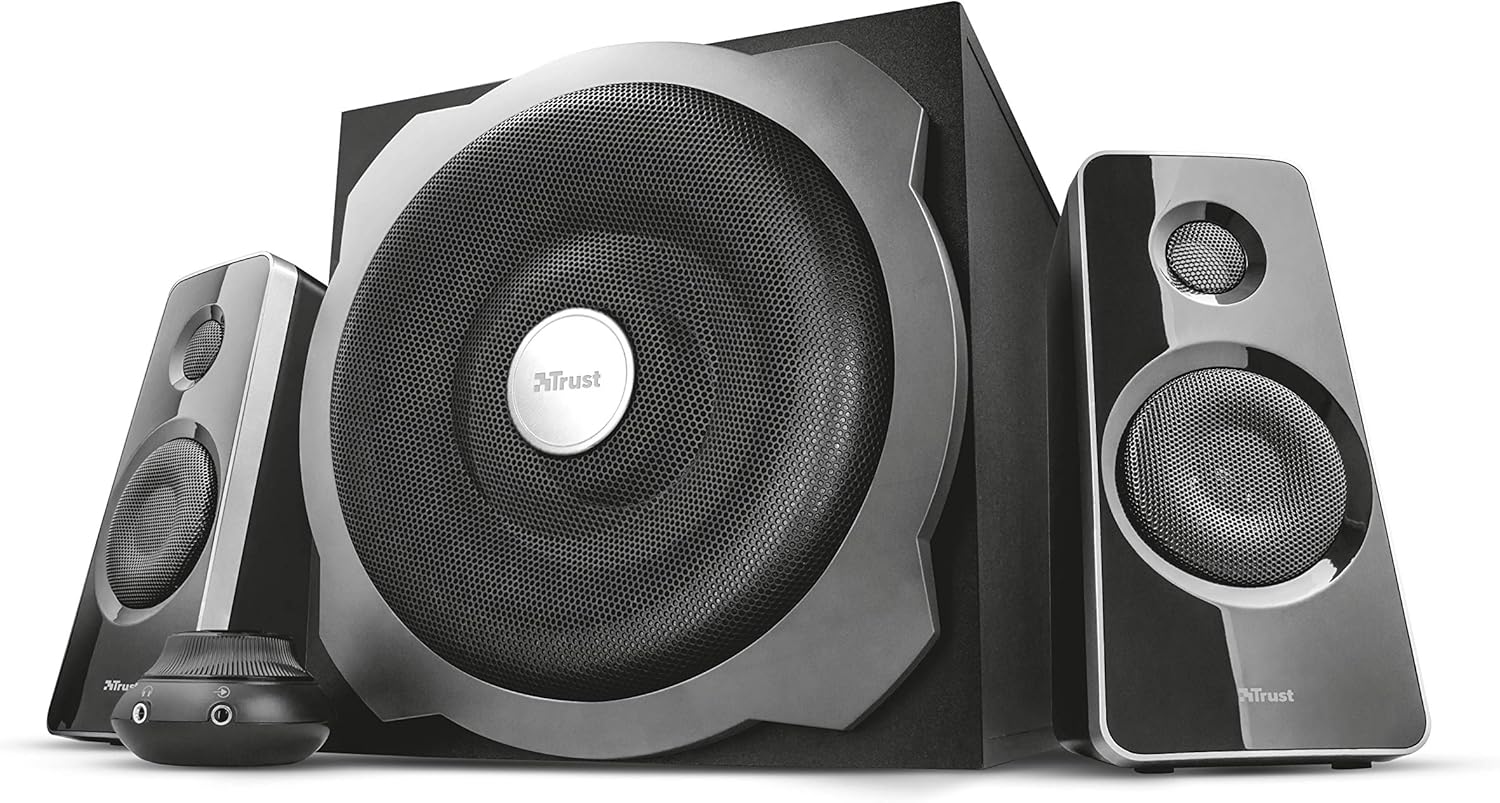 2.1 PC Speakers Subwoofer 120W Deep Bass AUX Control