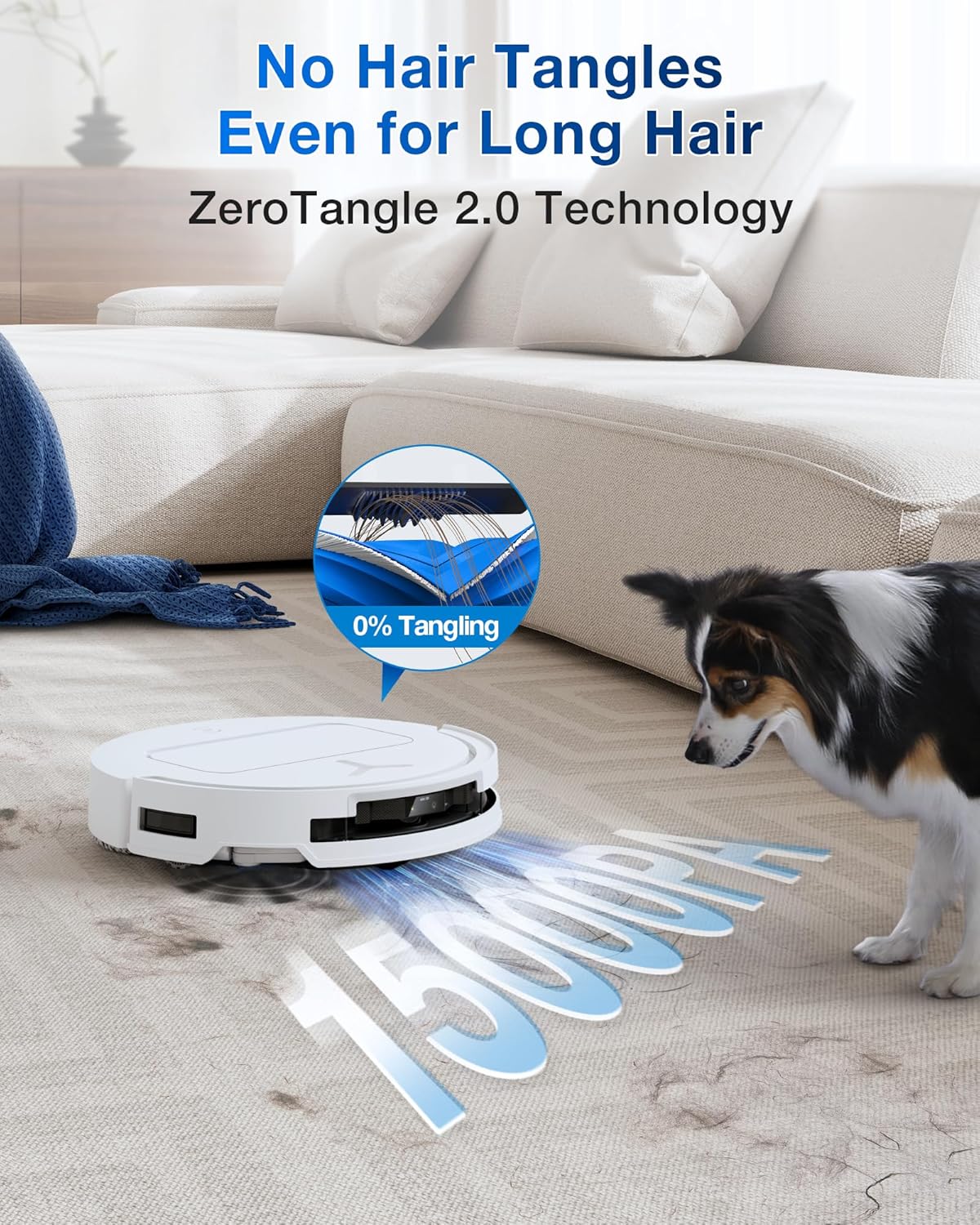 Robot Vacuum Mop 15000Pa Auto Wash Self Empty AI LiDAR WiFi