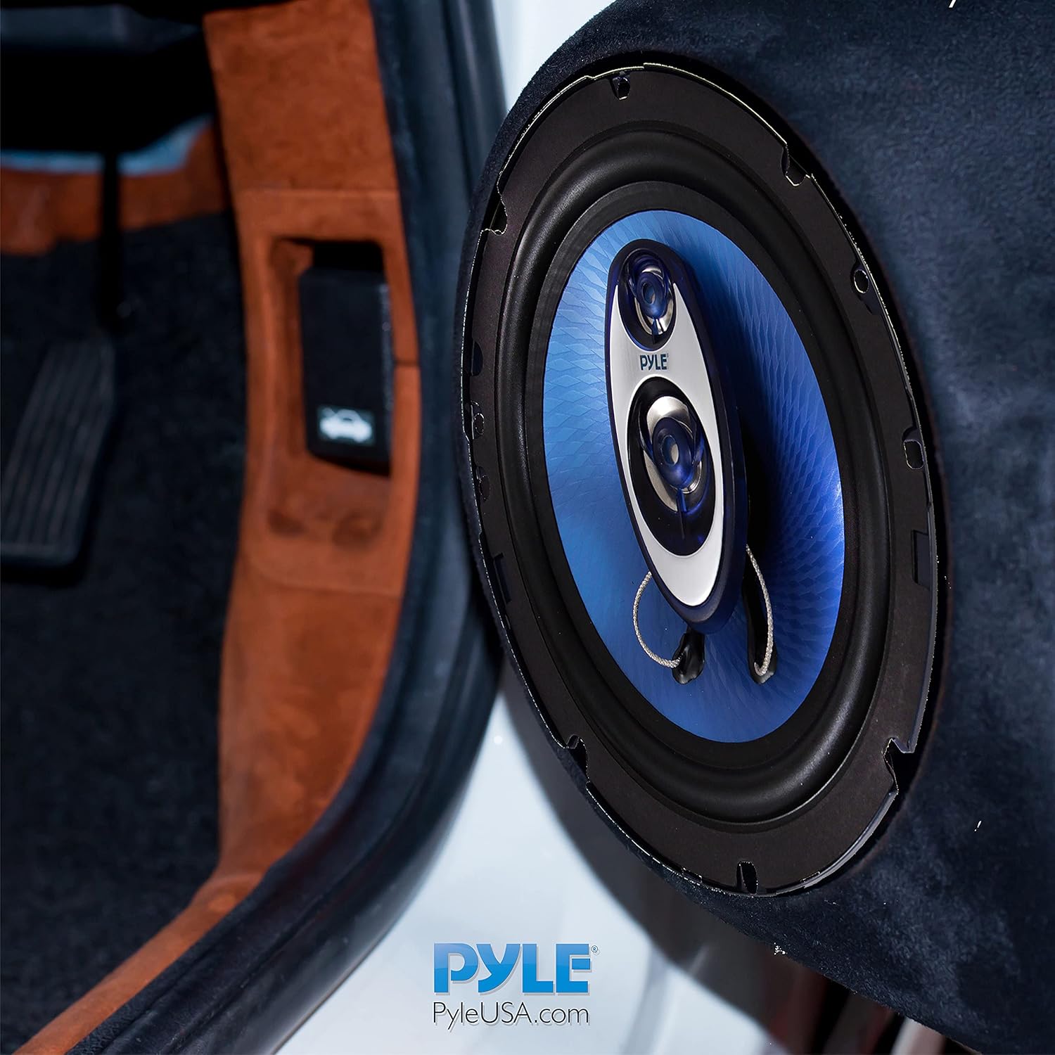 6.5 Inch Car Speakers 360W 3 Way Stereo Audio 4 Ohm Door Pair