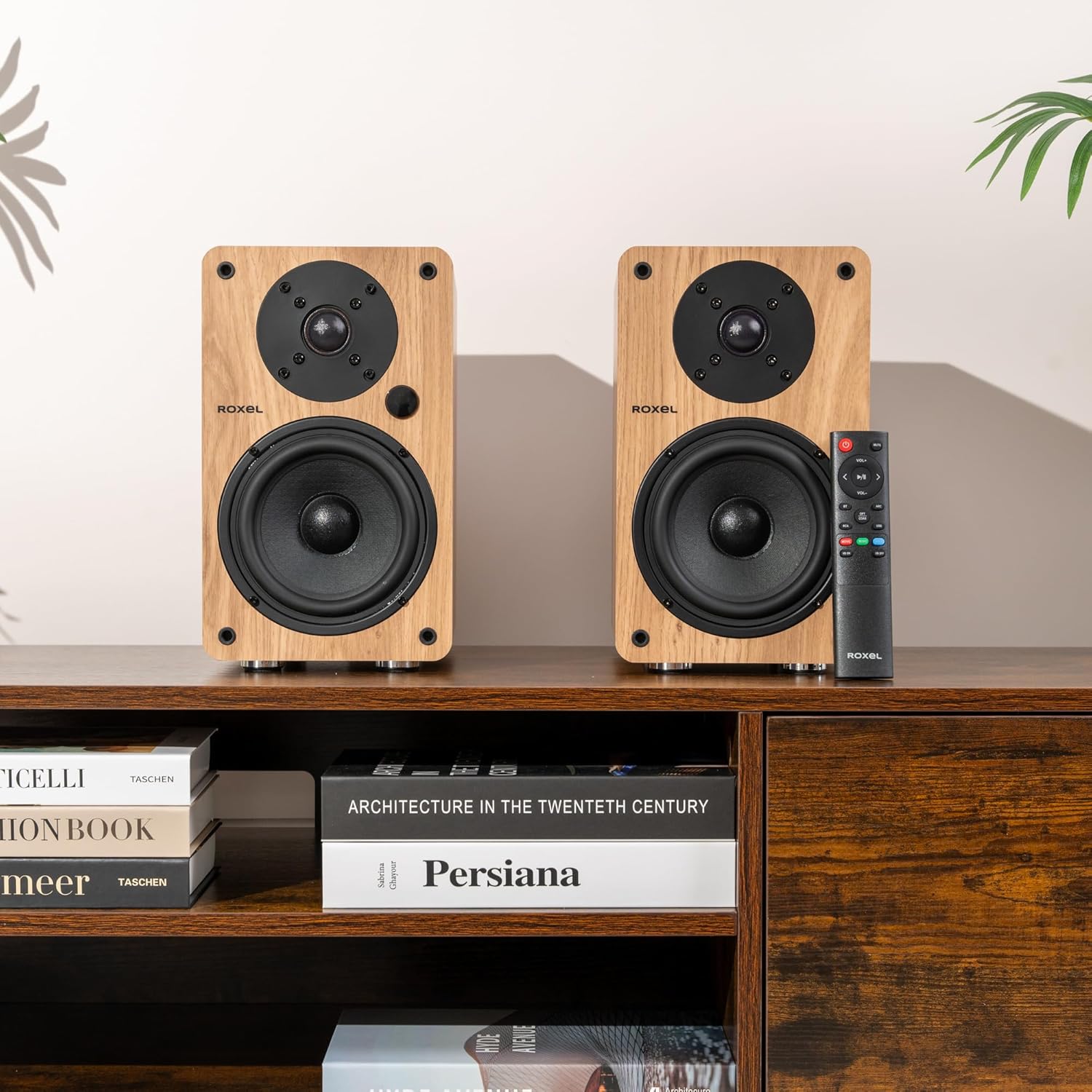 Active Bookshelf Speakers Bluetooth HDMI ARC 100W Stereo HiFi