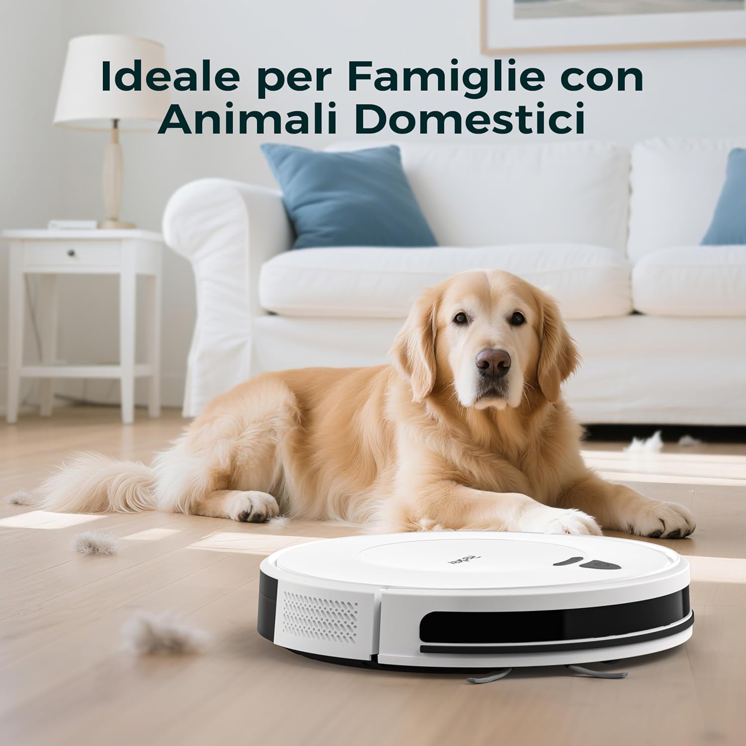 Robot Vacuum Cleaner 3800Pa Smart App Remote Pet Hair Auto Charge