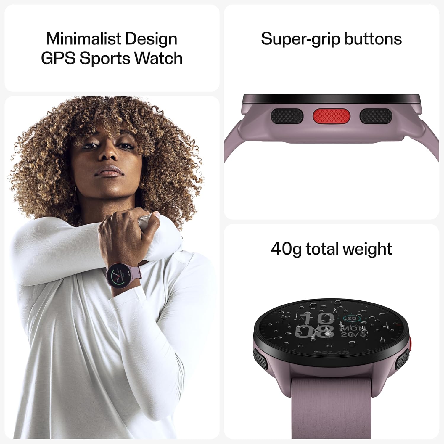 GPS Running Watch Heart Rate Monitor Training Recovery Watch