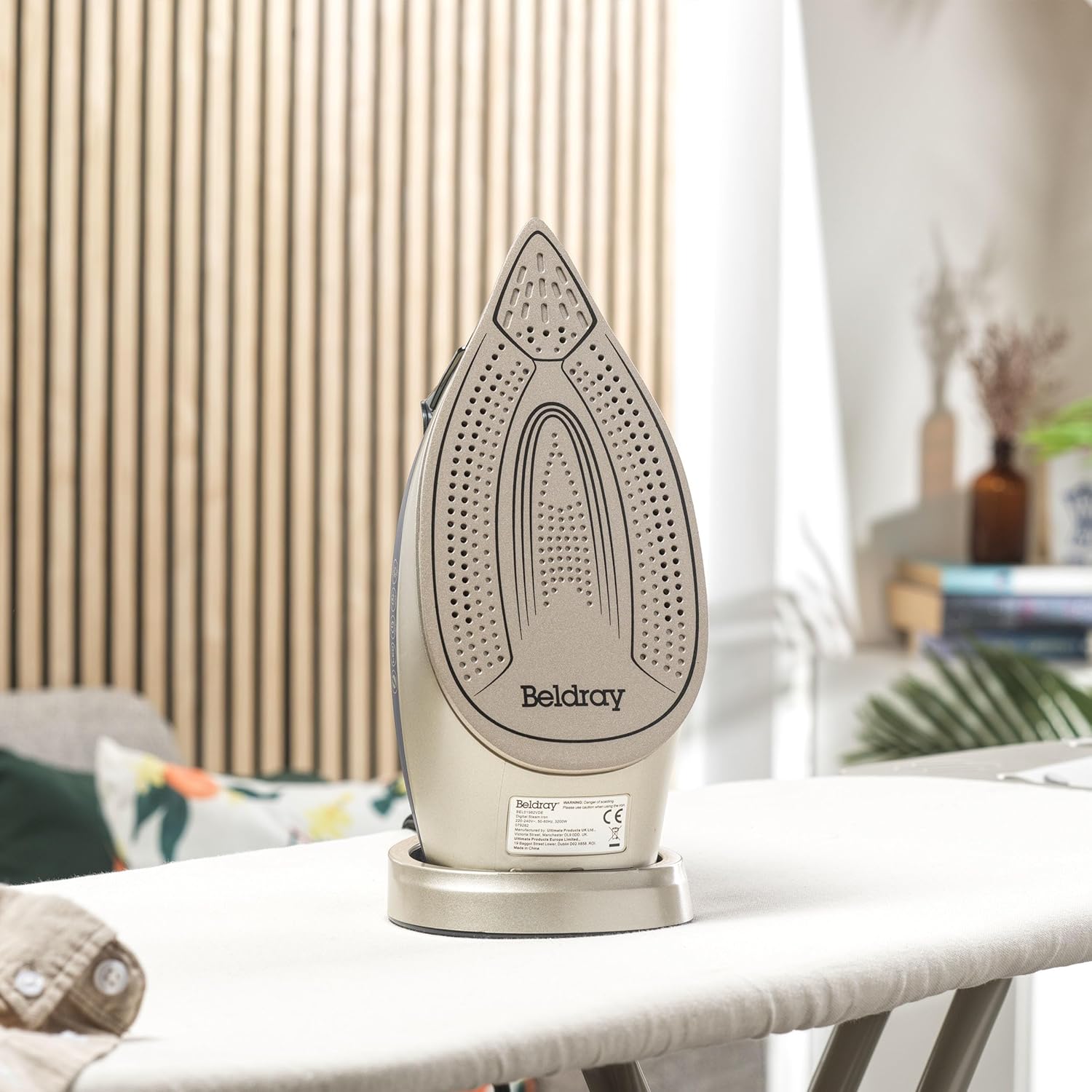 3200W Steam Iron LED Touchscreen Ceramic Soleplate Vertical Steam