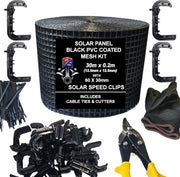30M Solar Panel Bird Proofing Mesh Kit with 60 Clips