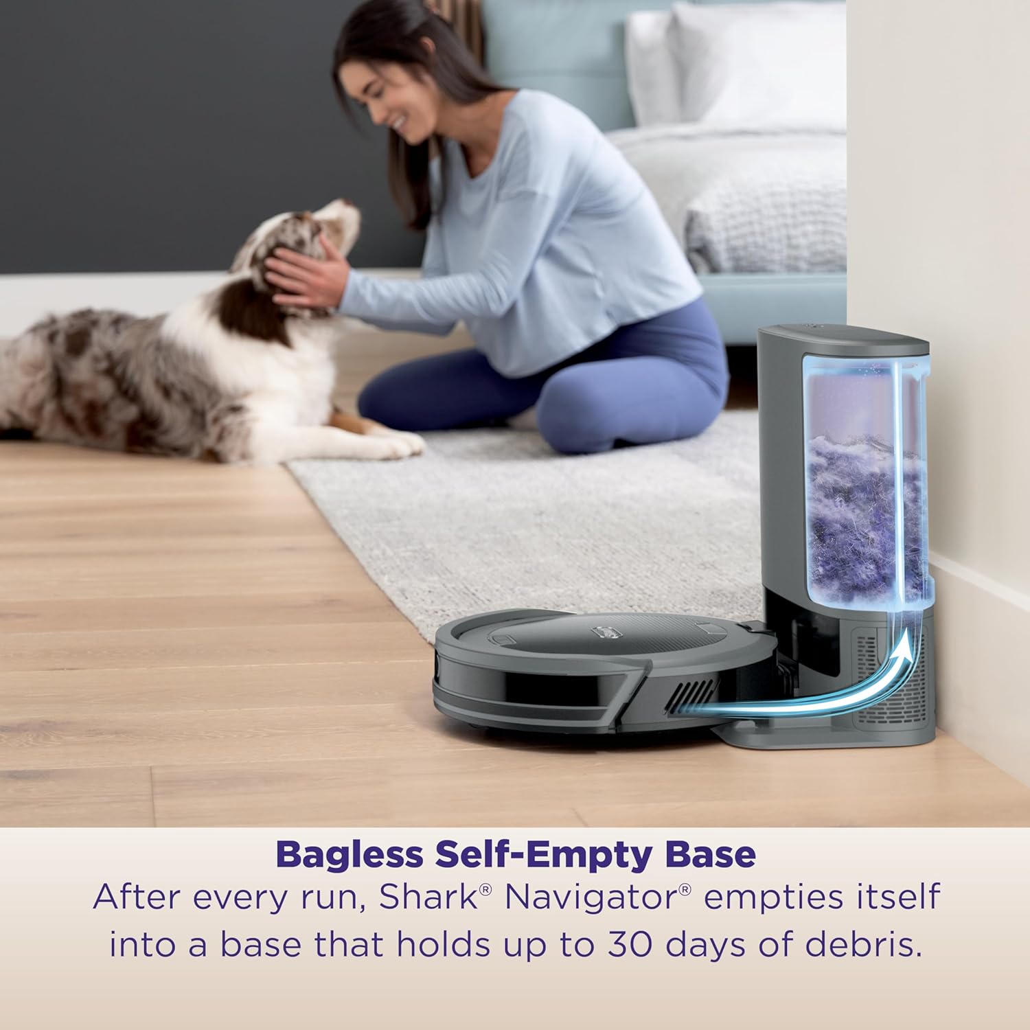 Robot Vacuum Self Empty 60 Day Base LiDAR Smart Mapping Pet Hair