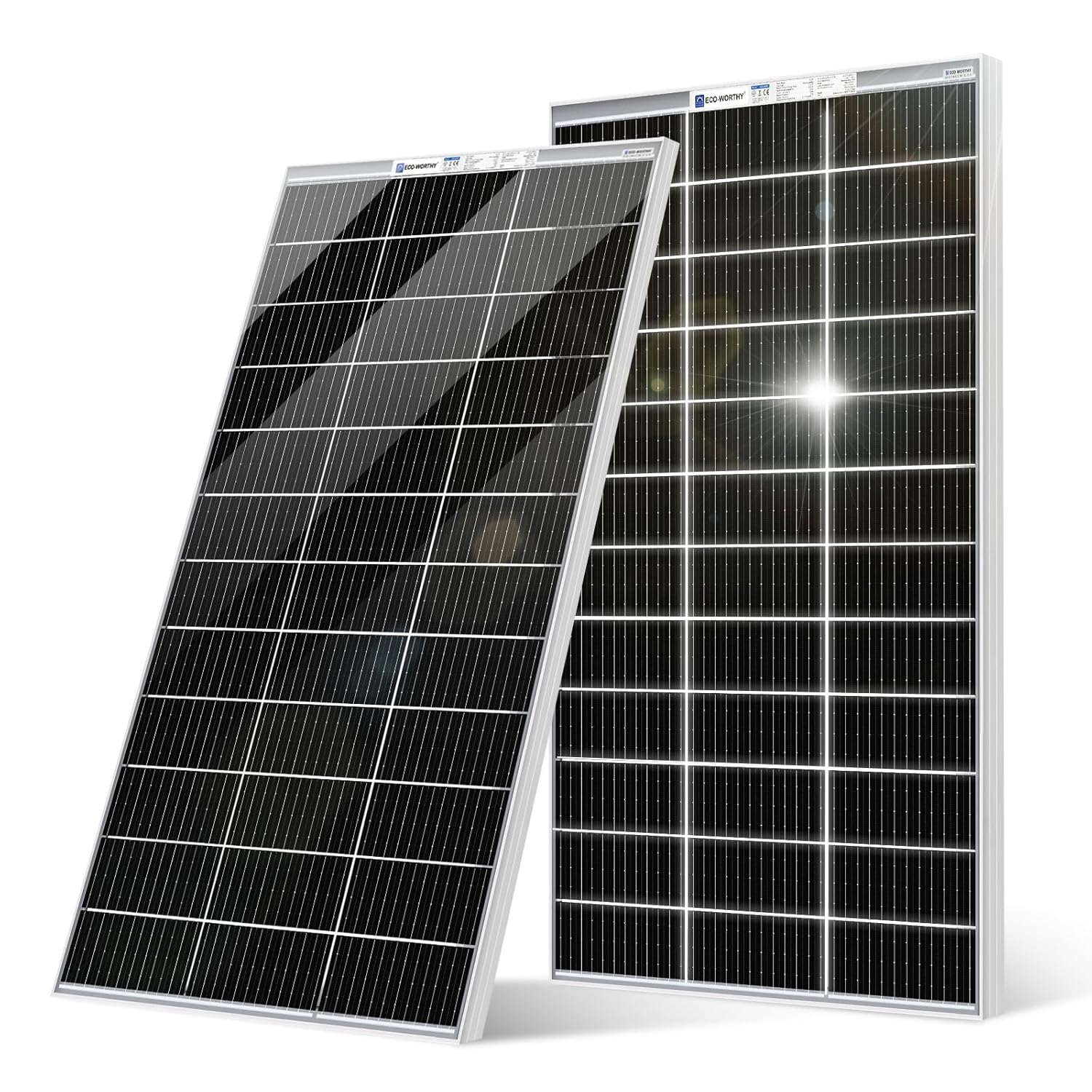 240W Bifacial Solar Panel Kit 2x120W 12V RV Off Grid Power