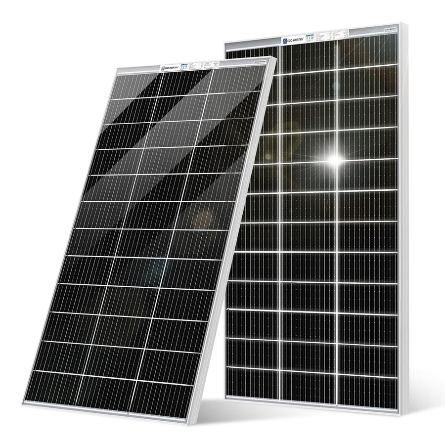 240W Bifacial Solar Panel Kit 2x120W 12V RV Off Grid Power
