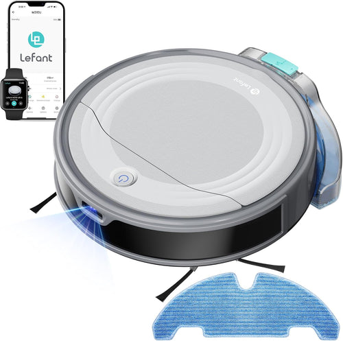 Robot Vacuum Mop 6000Pa LiDAR 170Min WiFi App Pet Hair